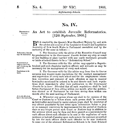 Reformatory Schools Act 1866